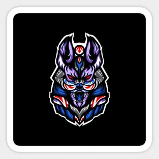 anubis-warrior-head-illustration Sticker